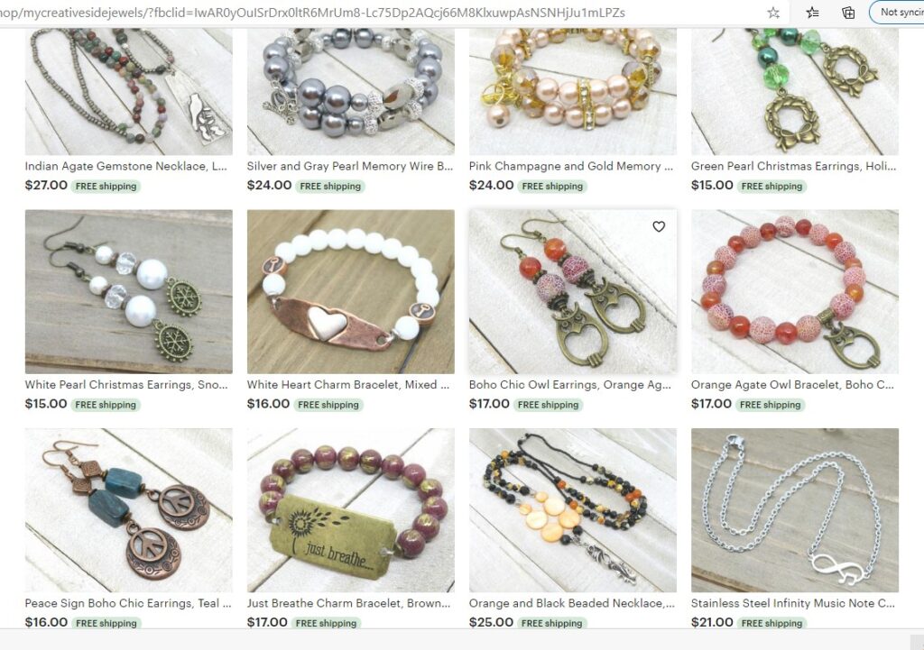 My Creative Side Jewels - Handmade Jewelry from Central NJ Now on Etsy