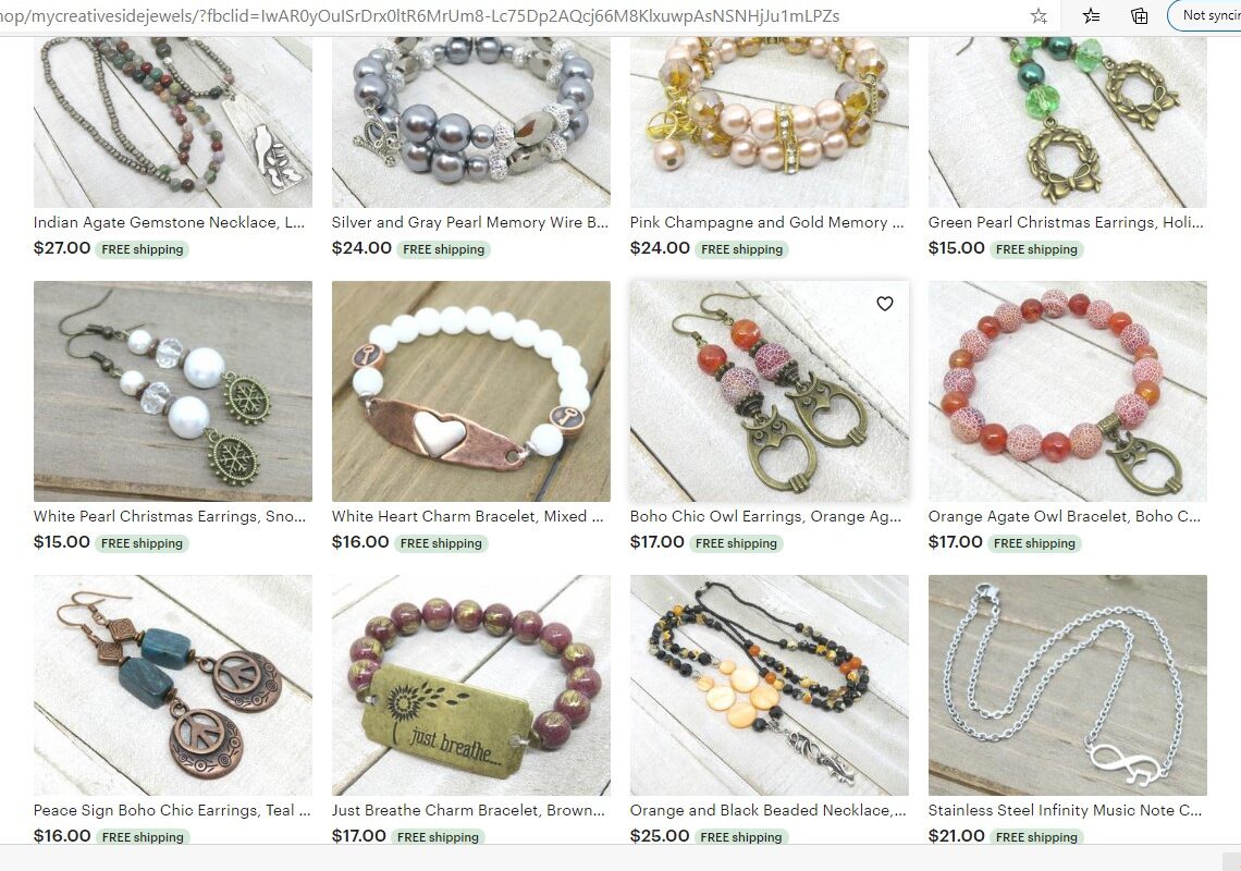 My Creative Side Jewels - Handmade Jewelry from Central NJ Now on Etsy