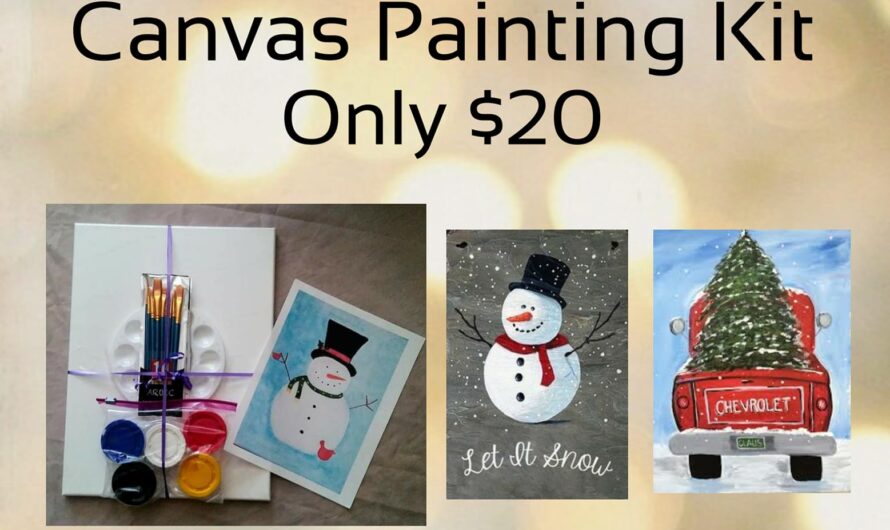 Paint at Home Kits, Fun Gift Idea! Order by Mail from a Local Artist Who Runs Paint ‘n Sip Parties