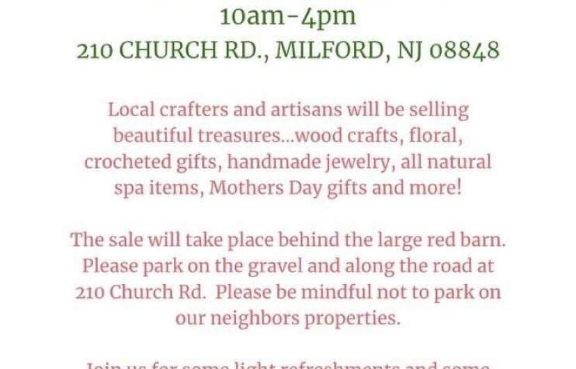 Spring Barn Craft Fair | Sunday May 2 | Milford NJ