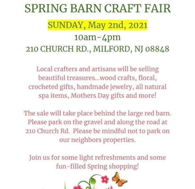 spring craft fair milford nj