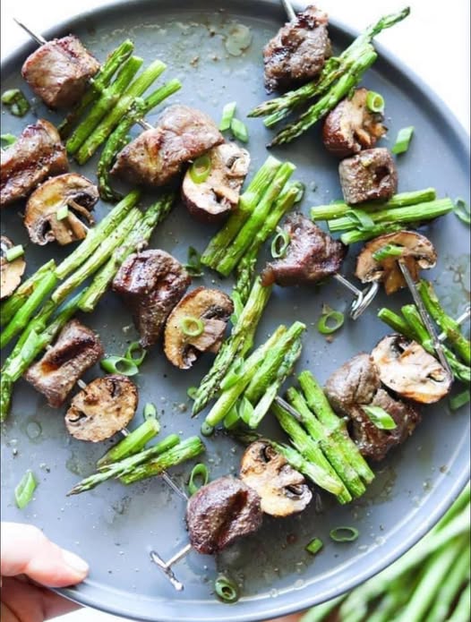 teriyaki beef asparagus mushrooms recipe