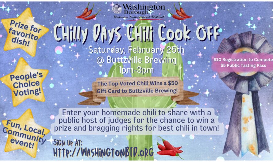 “Chilly Days” Chili Competition at Buttzville Brewing Company, Washington, NJ | Feb 25, 2023