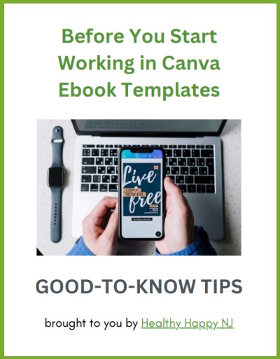 Canva Ebook Template Tips