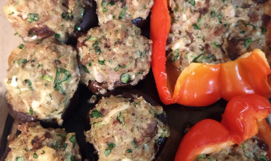 Sausage Stuffed Mushrooms (Peppers, Zucchini) Recipe