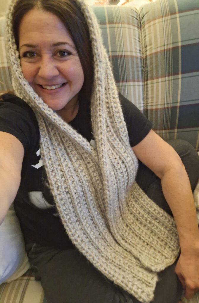 Ribbed Scarf pattern